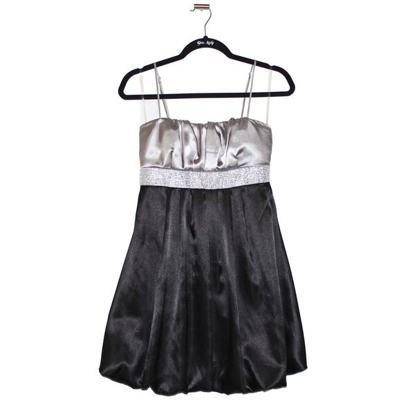 Speechless Juniors Size 9 Silver Party Mini Dress - Picture 1 of 2